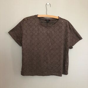 Forever 21 Laser Cut Top